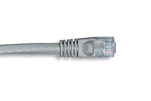 Cablelera ZNWN36GR-10 10 ' Cat 6 UTP Rated 550 MHz Cross Over Patch Cable miniatura 4