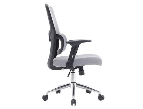 Chaise de bureau Lucca en maille respirante avec base métallique stable Q-Connect