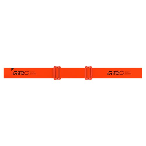 Image of Giro Stomp Kids Snow Goggle Orange Wordmark - Amber Scarlet