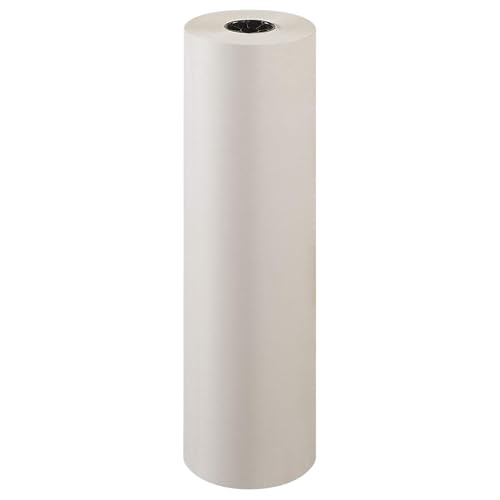 Image of BOX USA Packing Paper Roll 30 x 1400ft (1,000 Sheets 17 Equivalent) - Newsprint Paper for Shipping, Storage and Moving Supplies, White