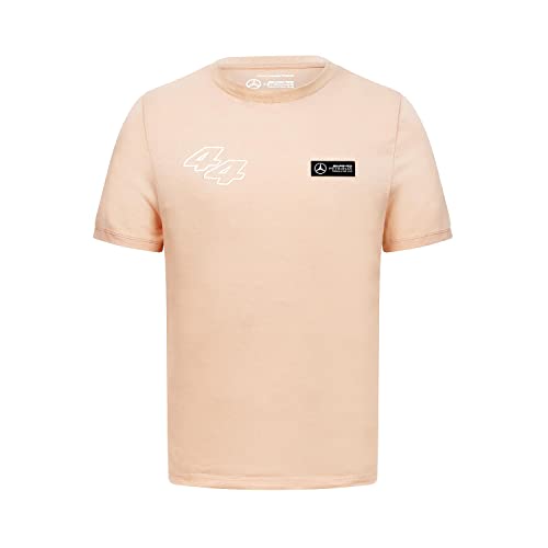 Mercedes Benz F1 Special Edition Lewis Hamilton 2022 Singapore GP T-Shirt Peach