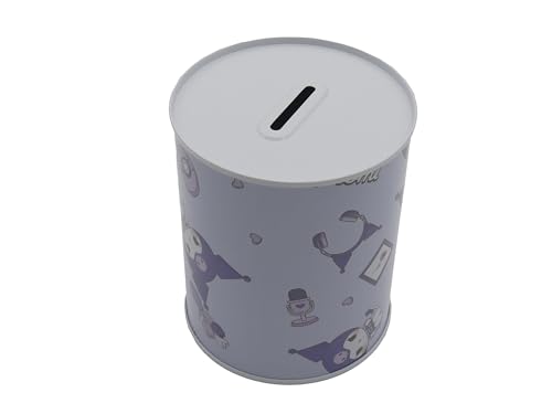 CyP Brands- Hello Kitty, Sanrio, Tirelire, Monnaie, Argent, Argent, Tirelire en métal, Kuromi, Couleur Blanche, Produit Officiel – vue 2