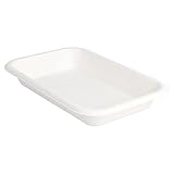 Tablett Bionic 350 Ml 18X12X2,5 Cm Weiss Zellulose - 600 Un.