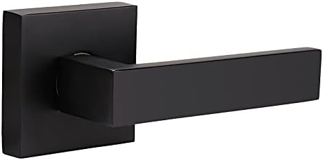 home improvement direct Dummy Door Lever Contemporary Black Decorative Inactive Trim Non-Turning Handle Lock Hardware (Non- Functioning) for Right or Left Handed Door, 1 Pack