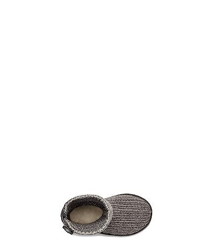 Bottes tricotées UGG K Classic Cardi unisexe souples et légères gris