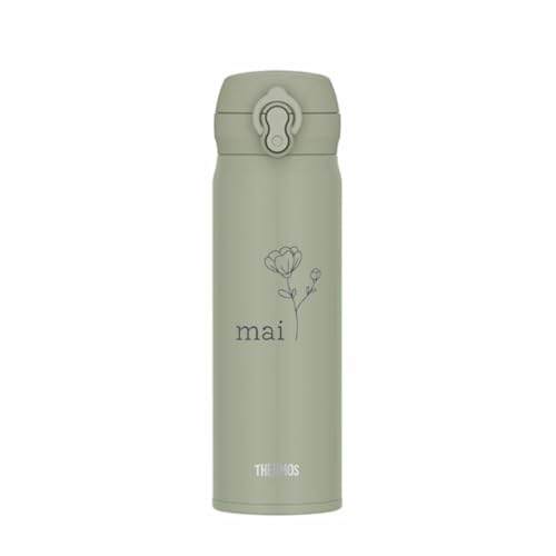 THERMOS T[X ԃfUC ꖳ 500ml I[uO[ JNL-S500 ^b` ݃^Cv OG H@Ήf k7353l(3.C)