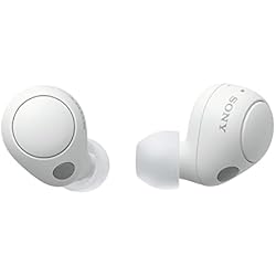Auriculares Sin Cable Sony Sony WF-C700N Auriculares Inalámbricos, Bluetooth, Cancelación de Ruido (Pequeños, Ligeros y con conexión multipunto, IPX4, hasta 20hr de Autonomía, Carga Rápida, iOS & Android) Blanco