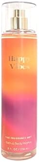 Bath & Body Works Happy Vibes Fine Fragrance Body Mist Spray 8 Ounce (Happy Vibes), 8 Fl Oz (Pack of 1)