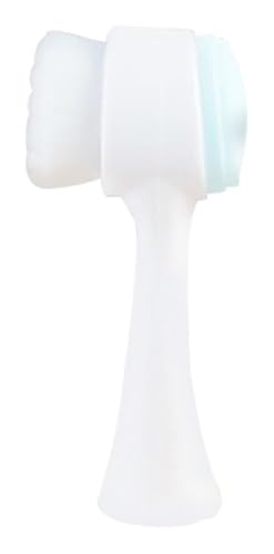 Escova de limpeza facial 2 em 1 dupla face silicone escova de limpeza facial ferramenta de massagem