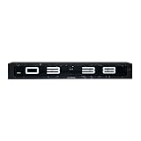 Cloudnola Timeline Metal Wall and Tabletop Flip Clock and Wall Decor, Black Marble Effect, 24 inches Wide, Battery Operated Digital Display