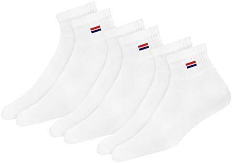 NAVYSPORT Men's Ankle Solid Cotton Cushion Comfort Quarter Socks, Pack of 3 (Free Size)