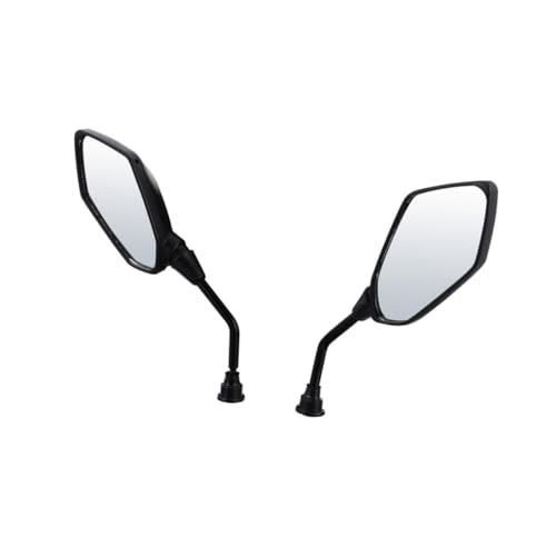 Holibanna 2pcs Handlebar Convex Mirror for Bicycles Safe Rear View Reflector with Rotation Lightweight Design Visibility for Electric Bikes