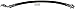 Dorman H621579 Rear Driver Side Brake Hydraulic Hose Compatible with Select Nissan Models