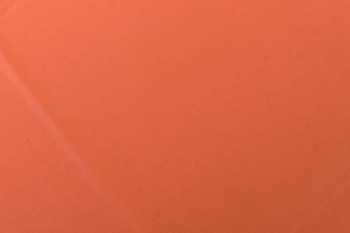 Exquisite 6-Pack Premium Plastic Tablecloth 84In. Round Plastic Table Cover - Orange #TOP3