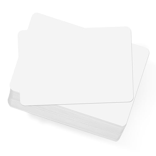 【Disponibile su entrambi i lati】 Il cartoncino bianco è progettato con pagine bianche fronte-retro, sono opache e hanno una superficie liscia, possono essere scritte e stampate sul davanti e sul retro e possono essere utilizzate come cartoline, che possono essere integrate in varie vite della tua casa , ufficio o aula nella scena.