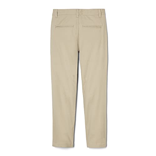 Image of French Toast Boys' Adjustable Waist Straight Fit Stretch Twill Chino Pant