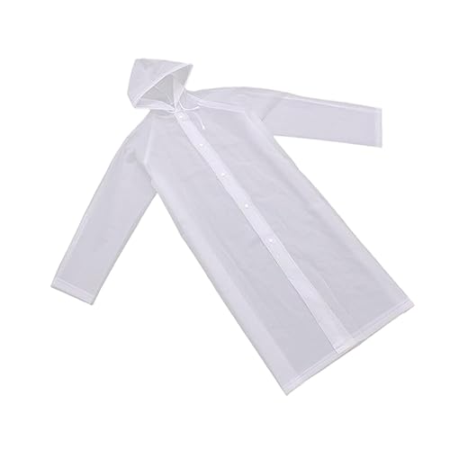 Generic Capa de chuva longa com capuz impermeável capa de chuva confortável poncho de chuva adulto c