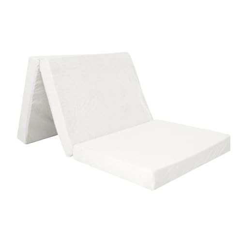 【ariamaru】マットレス 高反発 三つ折りマットレス 10cm厚 折りたたみ 25D ベッドマットレス セミシングル 190N 抗菌 防臭 洗える 高反発マットレス 敷布団 ar-en-mtrs01-ss-wh