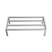 48'' x 24'' x 12'' Aluminum Welded NSF Certified Dunnage Rack - 1780 lb. Capacity, for Restaurant, Storage, Warehouse, Garage