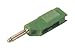 Hirschmann Test And Measurement Plug, 4Mm, Stackable, Green, Pk5, Buela - 930729104