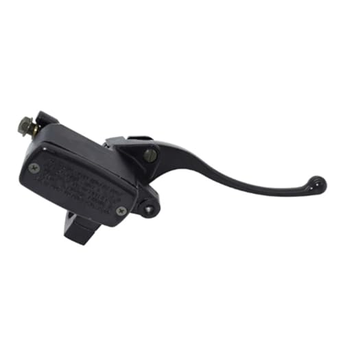 Leviers d'embrayage de frein de moto 24.5mm guidon noir réservoir liquide frein moto droit