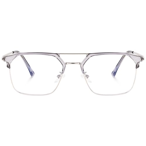 Image of Posh Eyewear Zero Power Blue Light Blocking Anti Glare UV Protection Computer Eyeglasses For Men Women I Blue Cut Glasses | Anti Glare I UV Protection