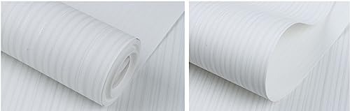 Papier Peint intissé Blanc cassé anti défauts Rayures 3D