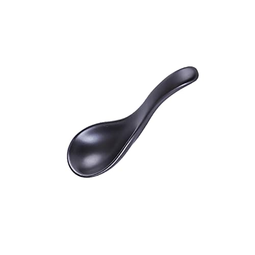 Cuillère en céramique anti-rayures pour soupe et service de table quotidien