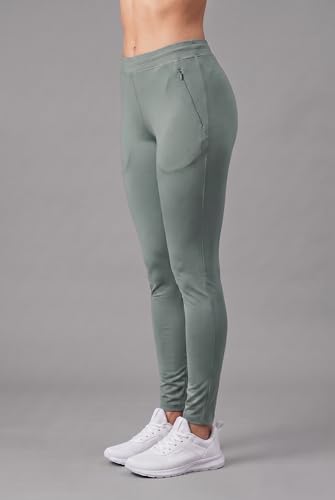 Image of Mehrang Stretchable Yoga Pants for Women & Gym Pants for Women Workout with Mesh Insert & Side Pockets
