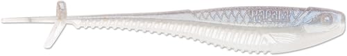CrushCity Mooch Minnow Soft Plastic Minnow Bait Natural Profile for Drop Shot Jig Head & Multi-Species Fishing 3-1/2 Albino Shad