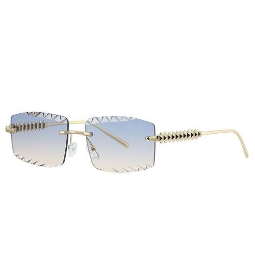 Lunettes de soleil sans monture femmes avec protection solaire polarisée optimale