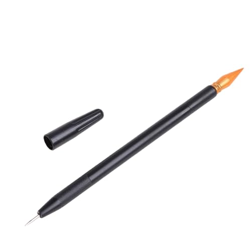 MinnowXY 5PCS Tool with Dual-tip Scratch Pen Repair Ink Scratching Tool Stylus Clean Brush for Art Drawing