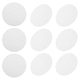 NUOBESTY 30 Stück Rundes Mikrowellen Brennpapier aus Glasfaser für Glasfusionskunst Feuerfest und Hitzebeständig für Mikrowelle und Brennofen Geeignet