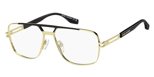 Gafas de vista Marc Jacobs para hombre en color negro y dorado talla 58