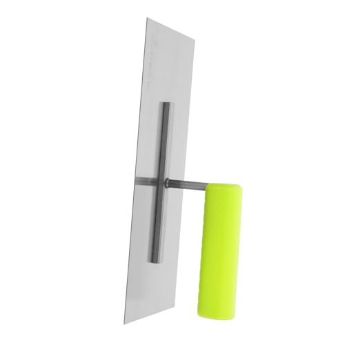 Angoily Espátula Inoxidable Para Acabados De Hormigón Paleta Para Construcción y Revestimiento Herramienta Práctica De Acabado