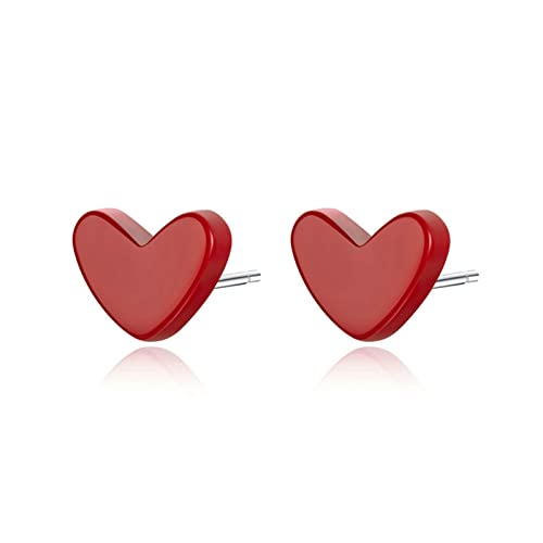 Boucles d'oreilles turquoise rouge en argent pour vos soirées