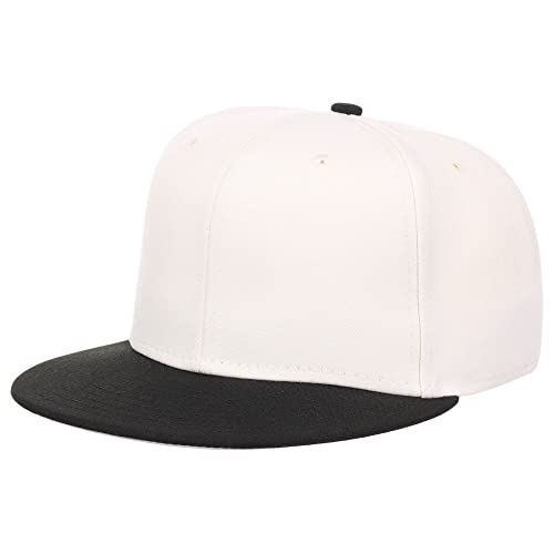 Image of Lids Blank Premium Full Court w /Colored Under Visor Fitted Cap