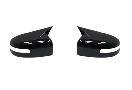 Cache rétroviseur extérieur aspect carbone noir brillant pour Lancer X 10 EX