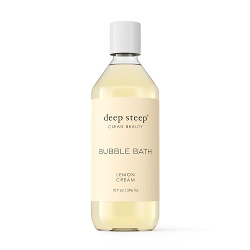 Deep Steep Bubble Bath, Lemon Cream, 10 oz – Soothing
