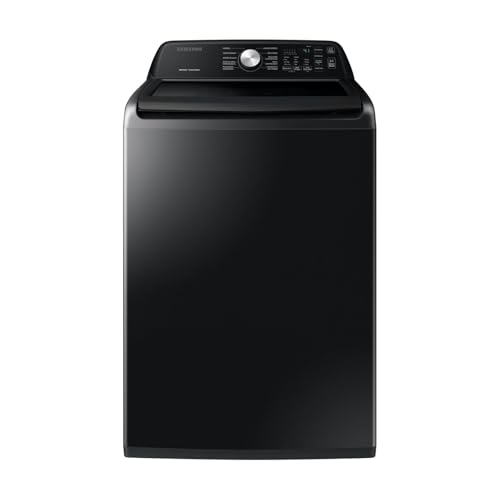 Lavadora Samsung, Capacidad de 21 kg, Carga Superior, Color Negro, Modelo WA21A3344GV/AX