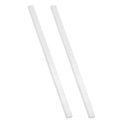 sourcing map Square Aluminum Flat Bar, 2Pcs 3/16" Thick 0.6" Width 13" Length 6061 Aluminum Flat Plate, 5 x 15 x 330mm T6511 Solid New Mill Stock for Industrial