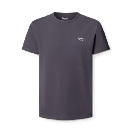 Pepe Jeans Original Basic 3N T-Shirt für Herren, Grau, Größe L – Ansicht 1