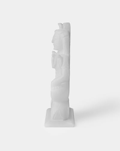 Estatua de Shiva en Mármol Blanco de 6 Pulgadas miniatura 3