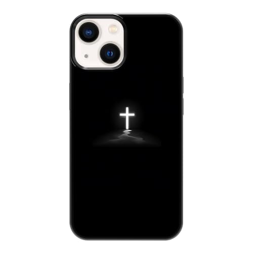qizjio Cross Phone Case Shockproof Protective Christian Jesus Phone Cases for iPhone 13/14