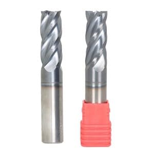 #US 2x4 Flute 1/2" x 1-1/4" x 3" Variable Helix Solid End Mill TiALN Coated