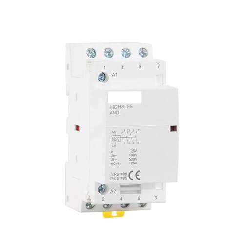 Contacteur modulaire 4P 25A DC 24V type rail DIN HCH8-25 - 5