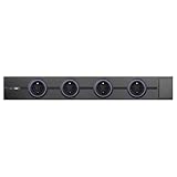 CNBINGO Steckdosenleiste Wandmontage 60CM mit 4 Steckdosen, Stromschiene mit USB,LED mit...