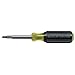 Klein Tools 32477 Multi-Bit Screwdriver / Nut Driver 10-in-1 Multi Tool, Industrial Strength Bits, Phillips, Slotted, Square and Torx Bits
