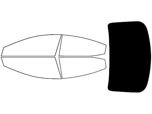 Rvinyl Window Tint Kit Compatible with Hyundai Elantra 2011-2016 (Sedan) - Rear Windshield Precut Kit - 5%