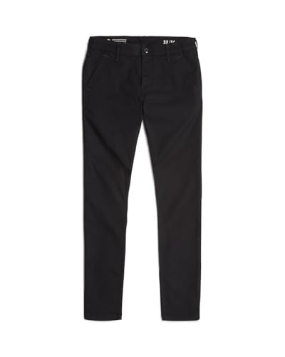 G-STAR Raw - Mens Skinny Chino 3.0, Color Dk Black, Size: 38W x 36L4